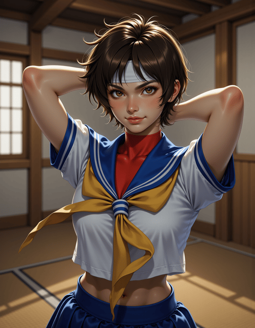 Street Fighter - Sakura Kasugano by AdanAC on Tensor.Art