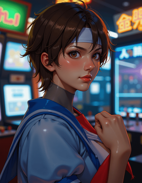 Street Fighter - Sakura Kasugano by AdanAC on Tensor.Art