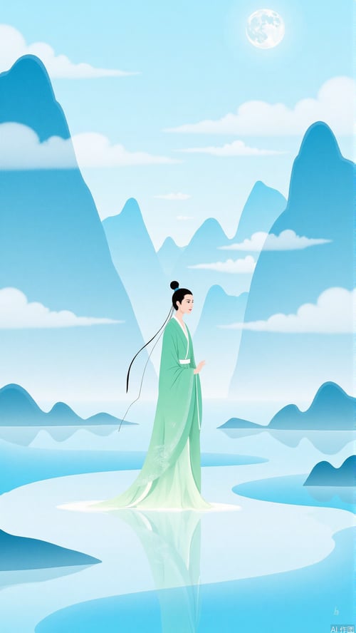 简约中国风插画 by 醉梦星河 on Tensor.Art