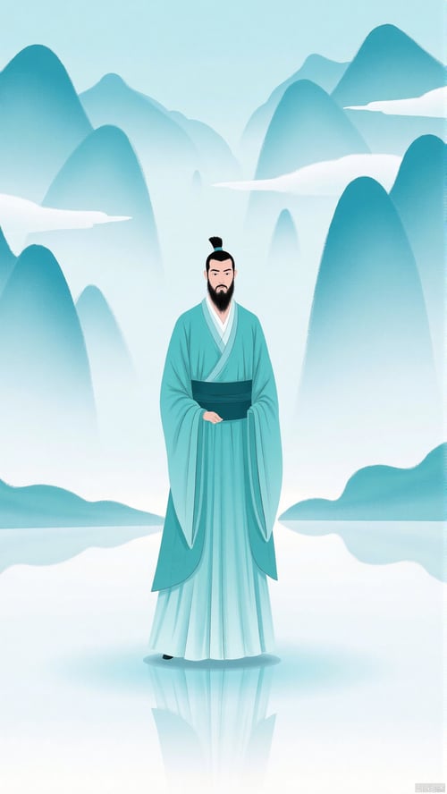 简约中国风插画 by 醉梦星河 on Tensor.Art