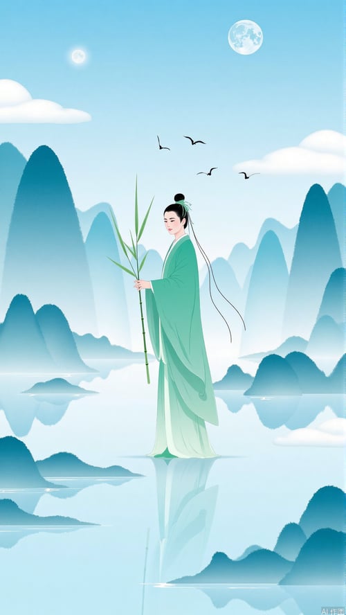 简约中国风插画 by 醉梦星河 on Tensor.Art