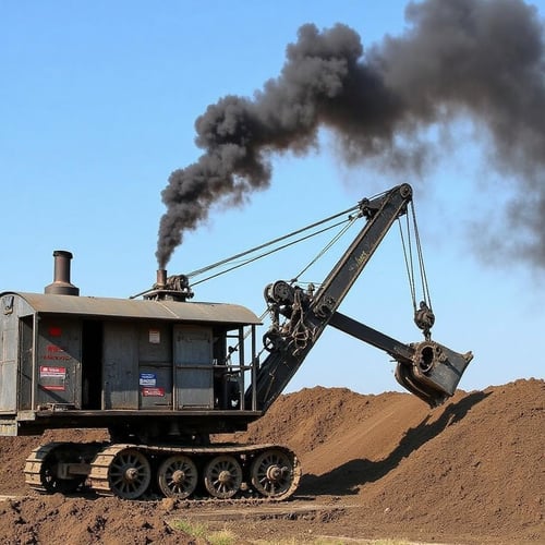 Steam Shovel by colinu on Tensor.Art
