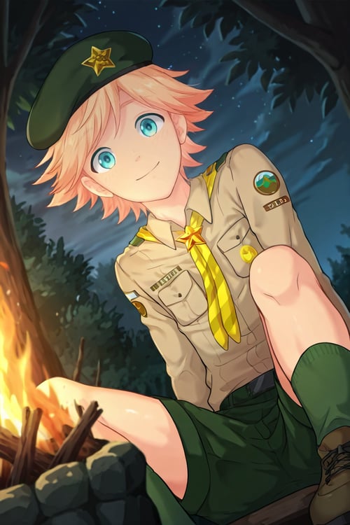 Hunter Springfield - Camp Buddy by Ziya Atómic on Tensor.Art
