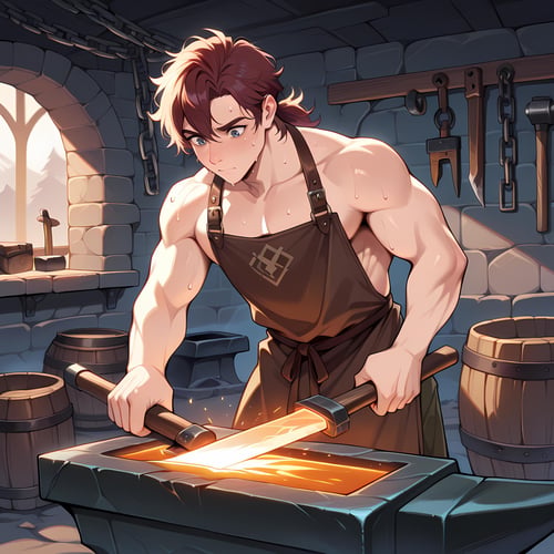 Blacksmith Forge - Illustrious by Navedaxu on Tensor.Art