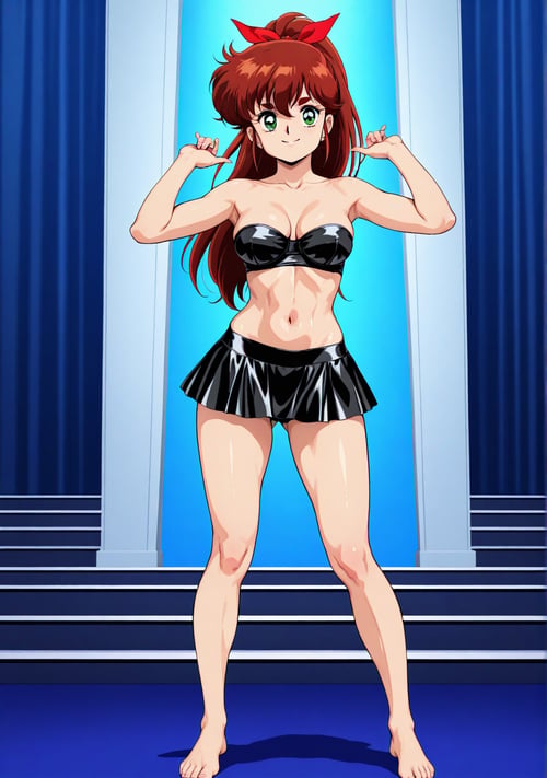 SEXYCOS002(coated pleated skirt)XL by ル・カイン on Tensor.Art