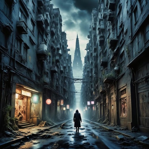 DARK CITY SURVIVAL EDITION [LORA] [FLUX] by XLAB_STUDIO on Tensor.Art
