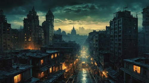 DARK CITY SURVIVAL EDITION [LORA] [FLUX] by XLAB_STUDIO on Tensor.Art