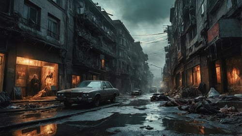 DARK CITY SURVIVAL EDITION [LORA] [FLUX] by XLAB_STUDIO on Tensor.Art