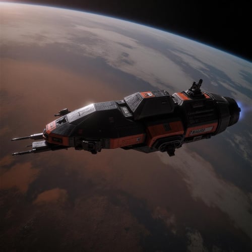 Rocinante Space Ship (The Expanse) by colinu on Tensor.Art
