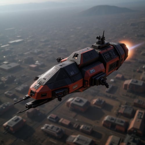 Rocinante Space Ship (The Expanse) by colinu on Tensor.Art