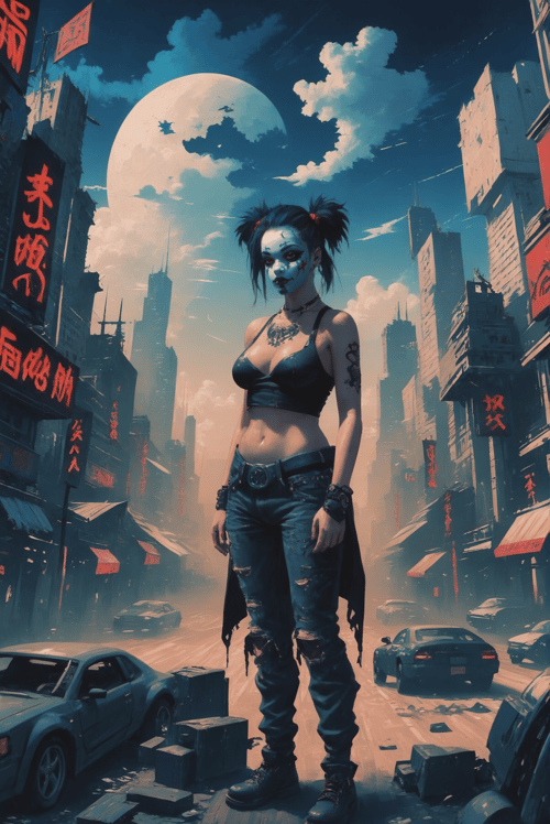 Envy Starlight Dystopian Cyberpunk 01 by _Envy_ on Tensor.Art