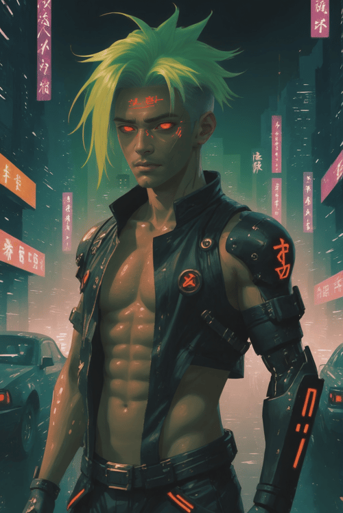 Envy Starlight Dystopian Cyberpunk 01 by _Envy_ on Tensor.Art