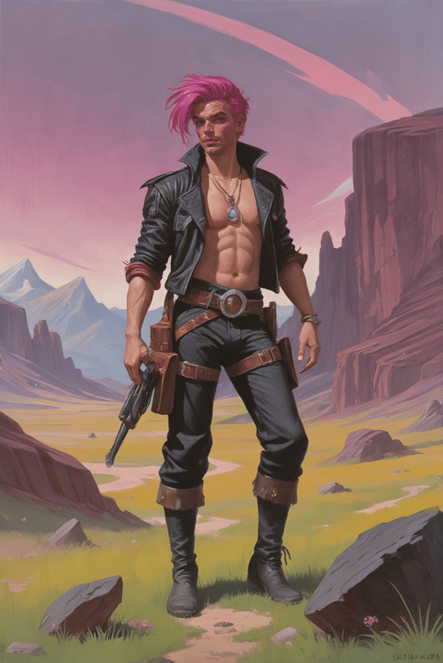 Envy Starlight 1980s Scifi Cover Art 01 by _Envy_ on Tensor.Art
