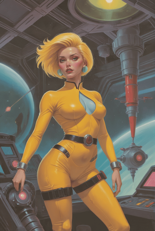 Envy Starlight 1980s Scifi Cover Art 01 by _Envy_ on Tensor.Art