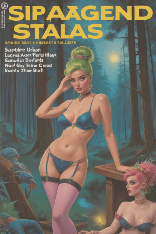 Envy Starlight 1980s Scifi Cover Art 01 by _Envy_ on Tensor.Art