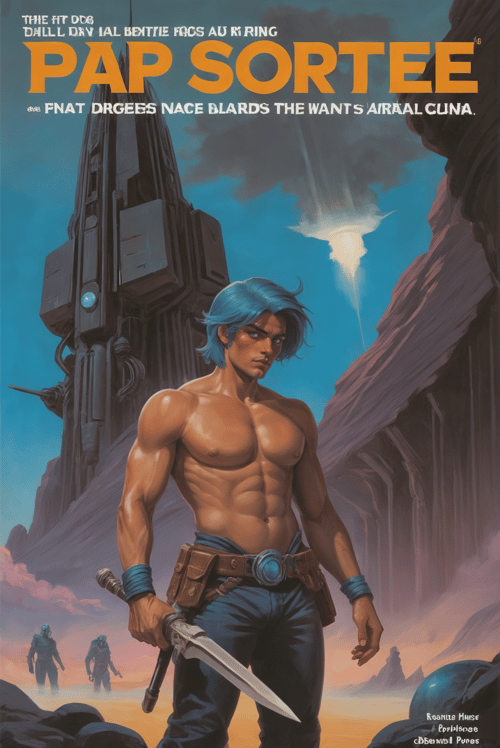 Envy Starlight 1980s Scifi Cover Art 01 by _Envy_ on Tensor.Art