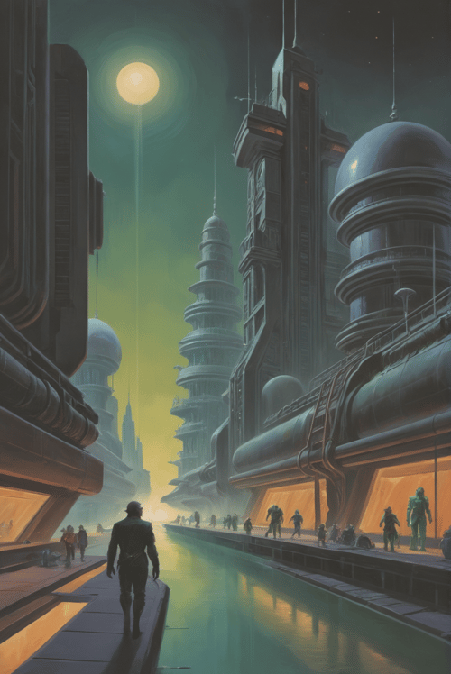 Envy Starlight 1980s Scifi Cover Art 01 by _Envy_ on Tensor.Art
