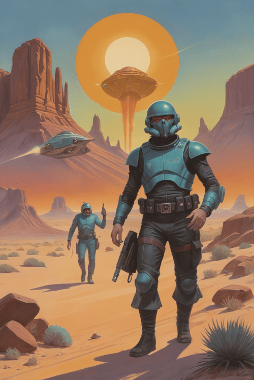 Envy Starlight 1980s Scifi Cover Art 01 by _Envy_ on Tensor.Art