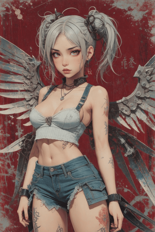 Envy Starlight Cyber-Grunge 01 by _Envy_ on Tensor.Art