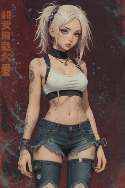 Envy Starlight Cyber-Grunge 01 by _Envy_ on Tensor.Art