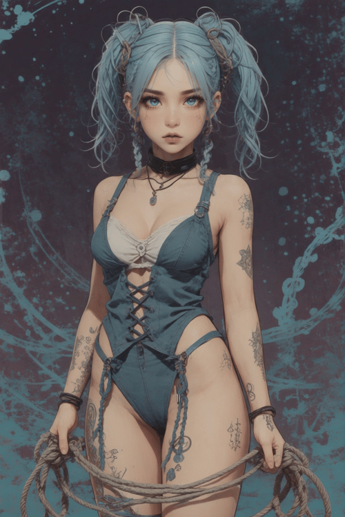 Envy Starlight Cyber-Grunge 01 by _Envy_ on Tensor.Art