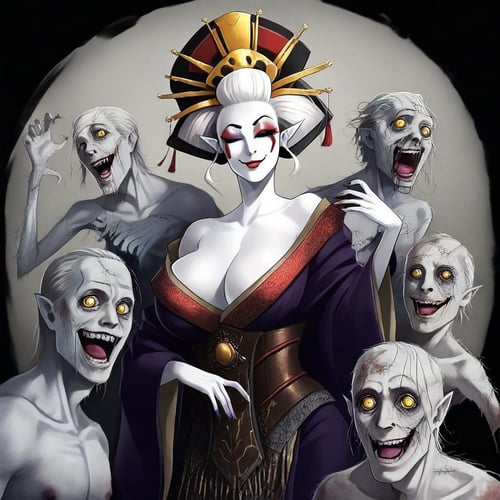 Necromancer + Undead Minions | Shrekman Concepts Collection by Shrekman17 on Tensor.Art