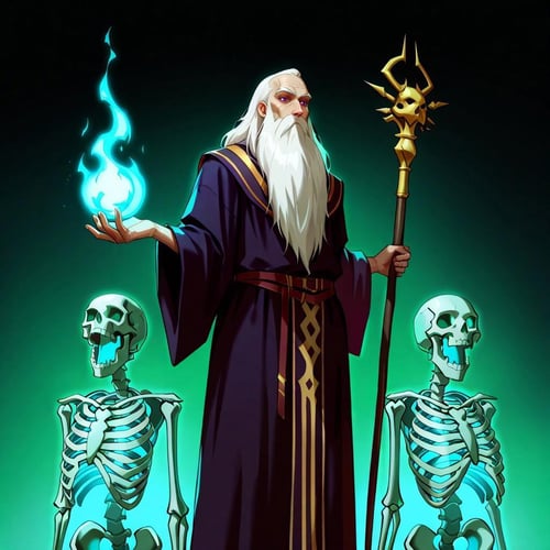 Necromancer + Undead Minions | Shrekman Concepts Collection by Shrekman17 on Tensor.Art