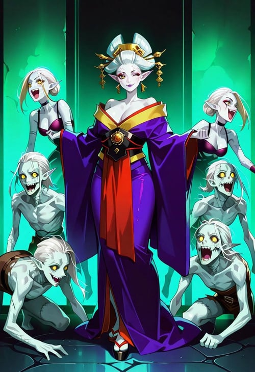 Necromancer + Undead Minions | Shrekman Concepts Collection by Shrekman17 on Tensor.Art