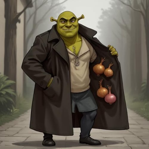 Trenchcoat Merchant | Concept - FLUX/IL by Shrekman17 on Tensor.Art