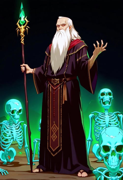 Necromancer + Undead Minions | Shrekman Concepts Collection by Shrekman17 on Tensor.Art