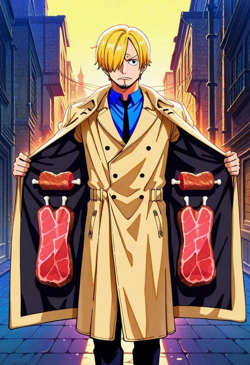 Trenchcoat Merchant | Concept - FLUX/IL by Shrekman17 on Tensor.Art