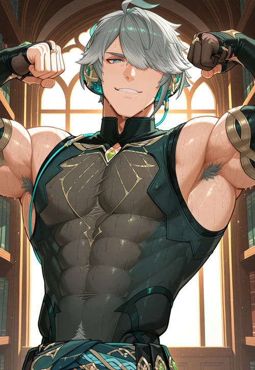 Alhaitham [Genshin Impact/Illustrious] by eklipes on Tensor.Art