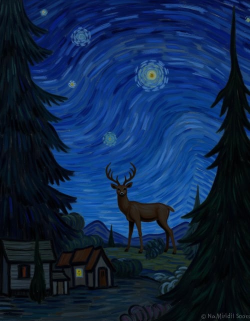 Starry Night by Projekt 66 on Tensor.Art