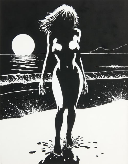 Graphic Noir: Sin City Style by Projekt 66 on Tensor.Art