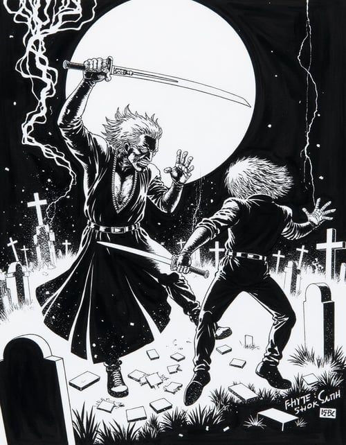 Graphic Noir: Sin City Style by Projekt 66 on Tensor.Art