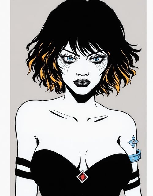 Graphic Noir: Sin City Style by Projekt 66 on Tensor.Art
