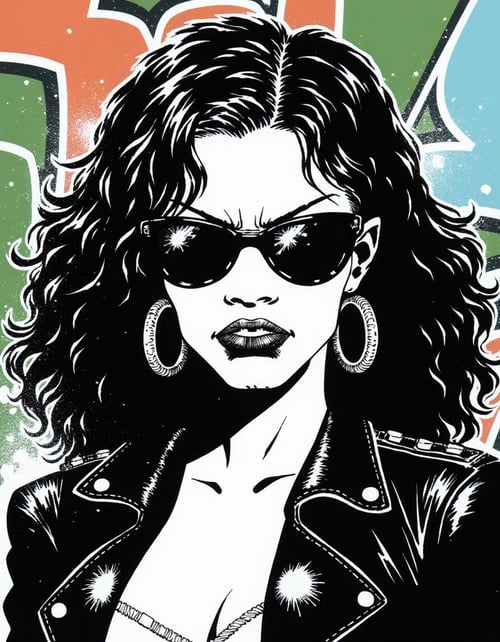 Graphic Noir: Sin City Style by Projekt 66 on Tensor.Art