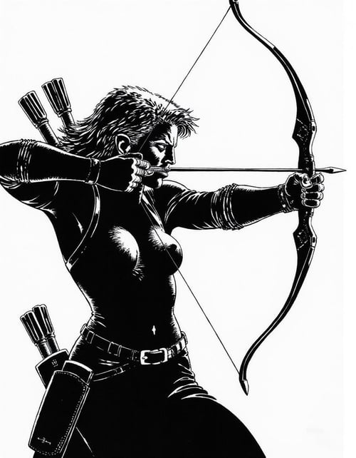 Graphic Noir: Sin City Style by Projekt 66 on Tensor.Art