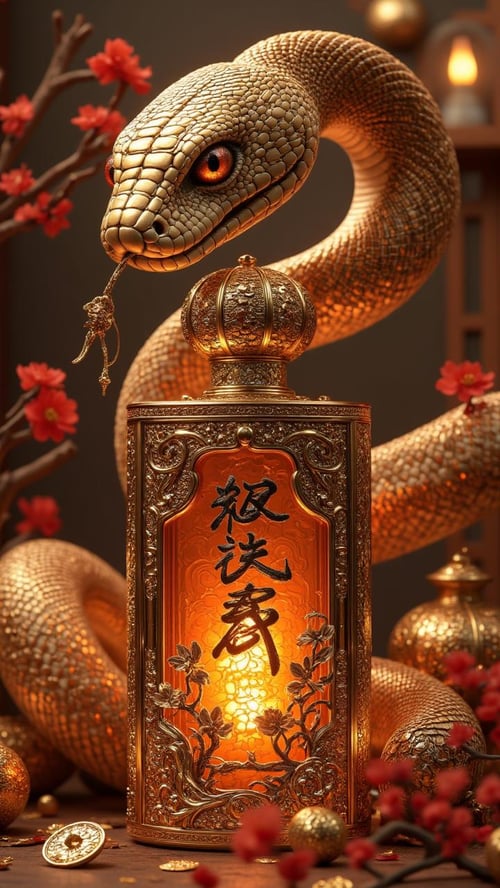 Year of the Snake [FLUX] by AIDigitalMediaAgency on Tensor.Art