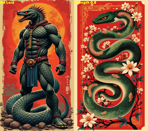Year of the Snake [FLUX] by AIDigitalMediaAgency on Tensor.Art