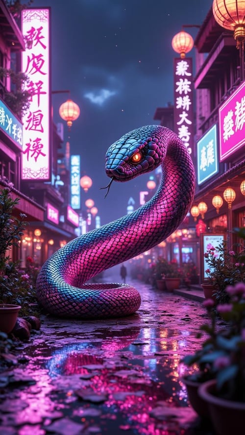 Year of the Snake [FLUX] by AIDigitalMediaAgency on Tensor.Art