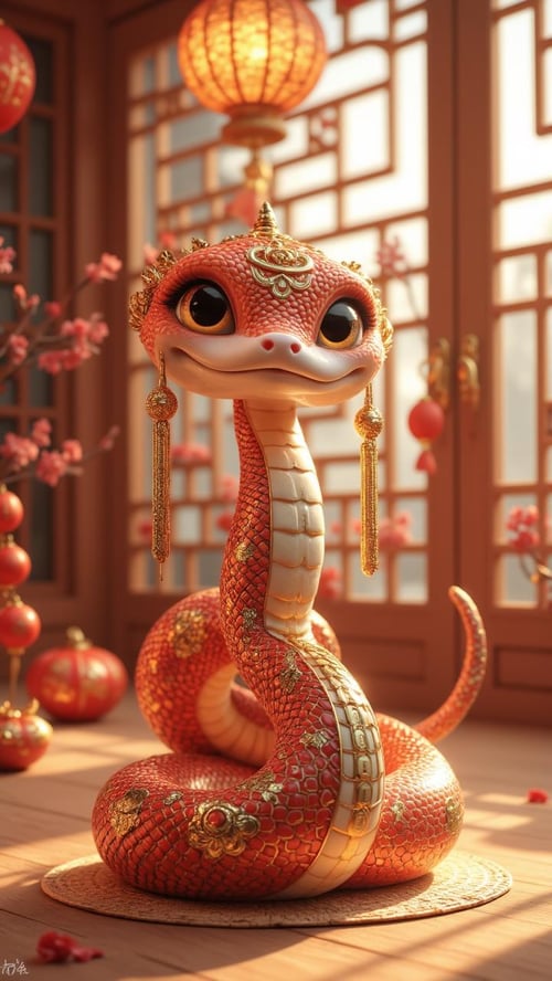 Year of the Snake [FLUX] by AIDigitalMediaAgency on Tensor.Art