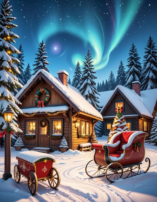 Santa Claus Village pony by Arrssenne on Tensor.Art