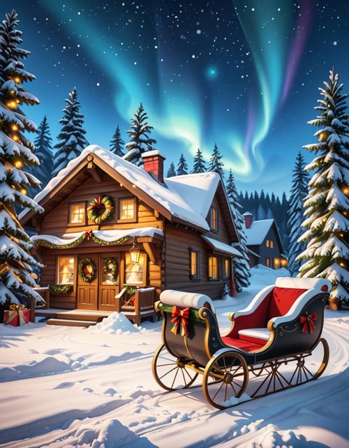 Santa Claus Village pony by Arrssenne on Tensor.Art