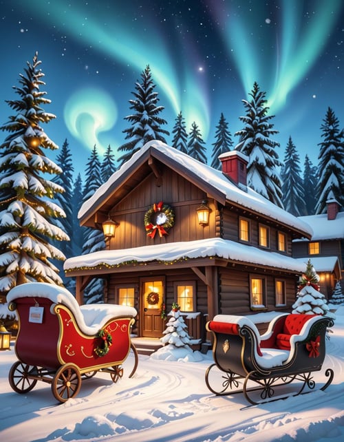 Santa Claus Village pony by Arrssenne on Tensor.Art