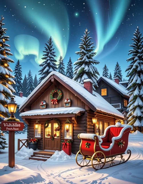 Santa Claus Village pony by Arrssenne on Tensor.Art