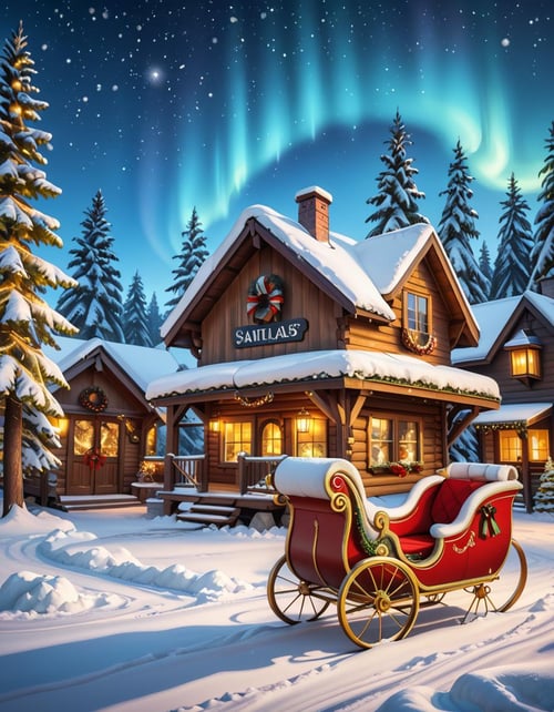 Santa Claus Village pony by Arrssenne on Tensor.Art