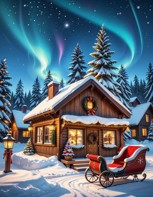 Santa Claus Village pony by Arrssenne on Tensor.Art