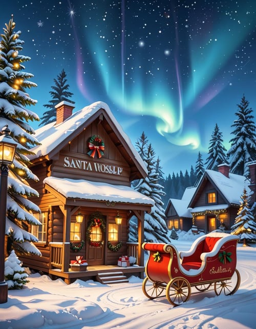 Santa Claus Village pony by Arrssenne on Tensor.Art