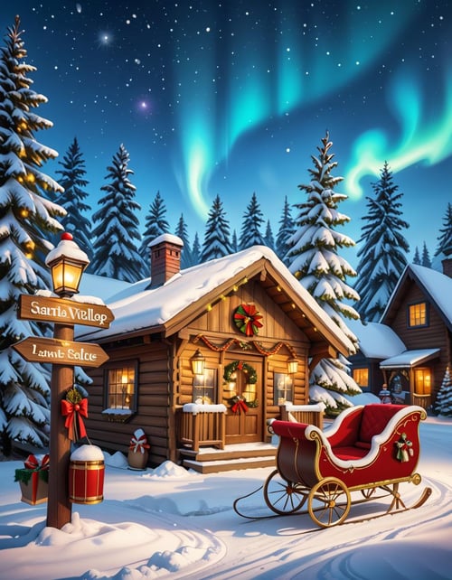 Santa Claus Village pony by Arrssenne on Tensor.Art